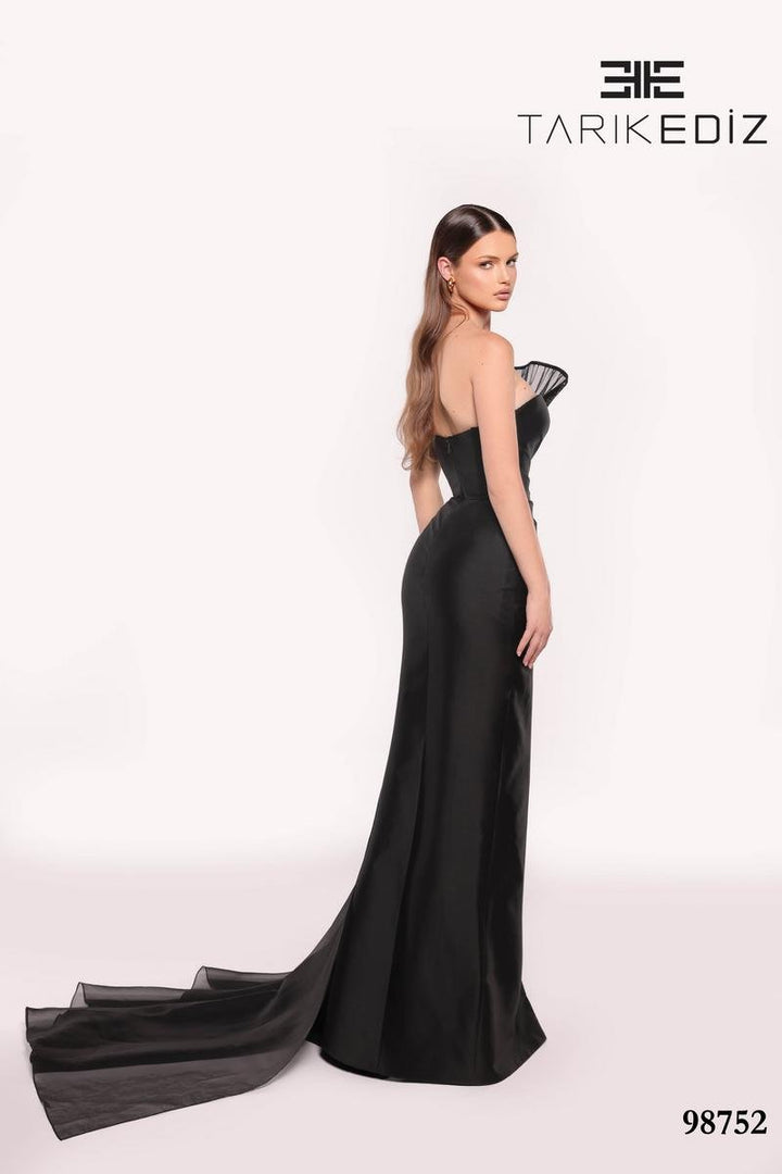 Tarik Ediz 98752 Black Prom Dress