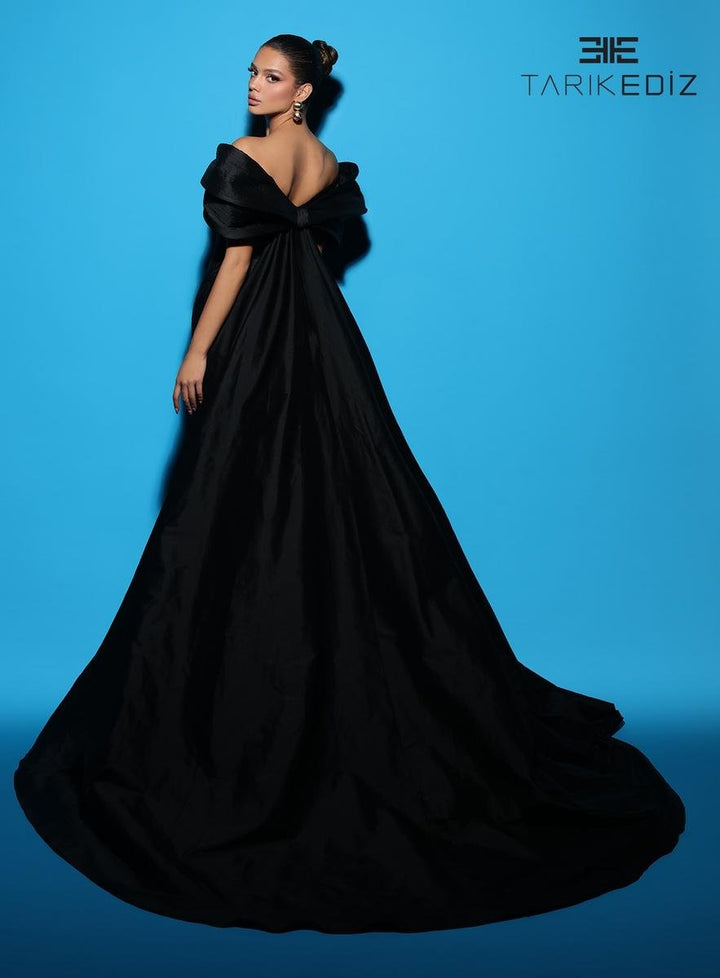 Tarik Ediz 98506 Black Prom Dress
