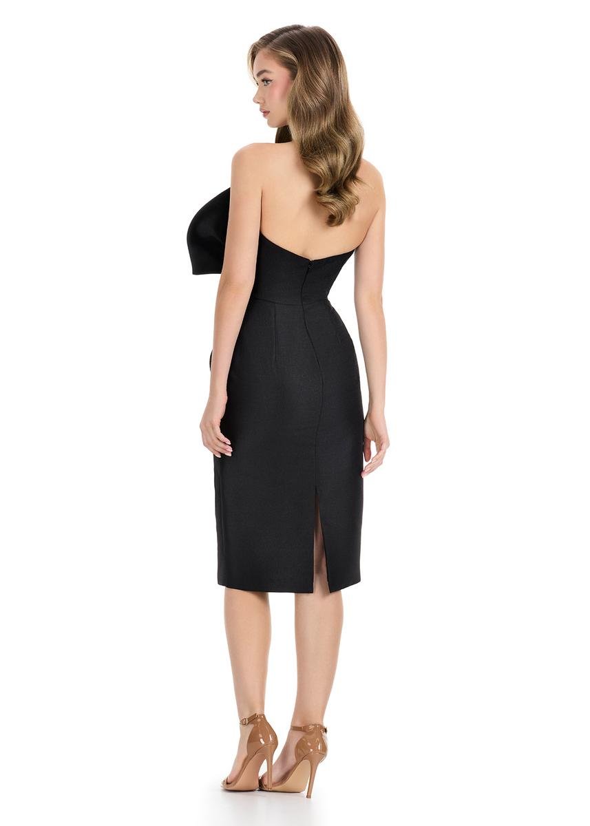 Ashley Lauren 4820 Black Prom Dress