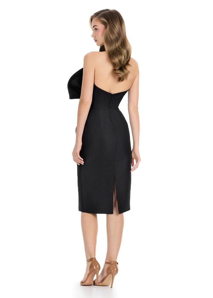 Ashley Lauren 4820 Black Prom Dress