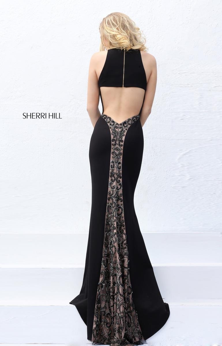 Sherri Hill 50644 Black Prom Dress