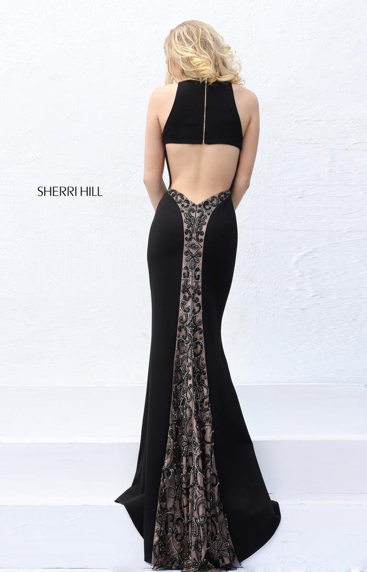 Sherri Hill 50644 Black Prom Dress