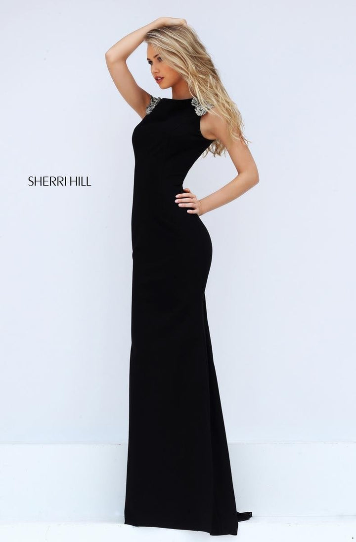 Sherri Hill 50593 Black Prom Dress