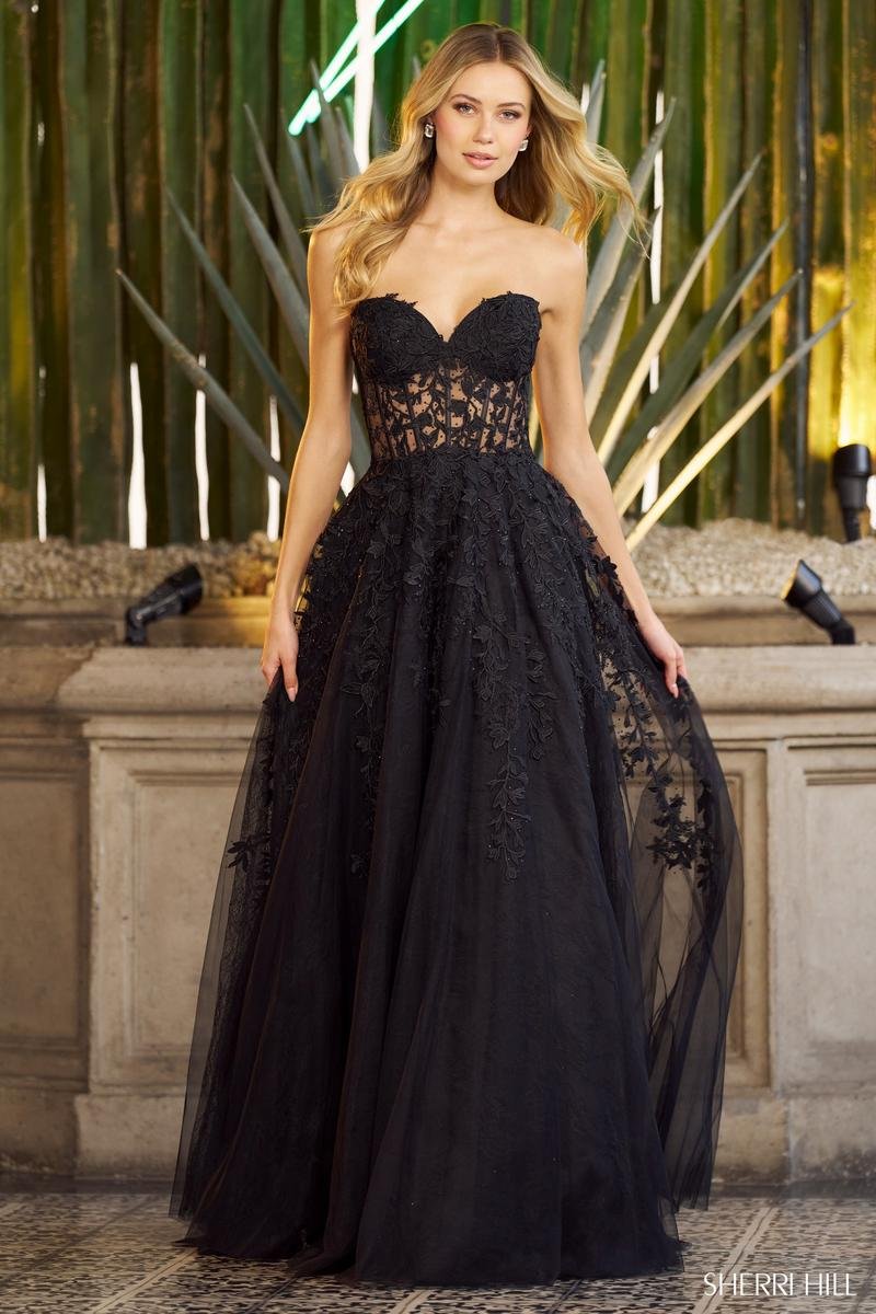Sherri Hill 55760 — Black