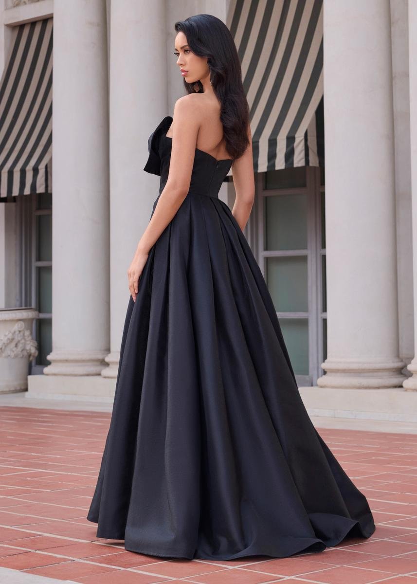 Ashley Lauren 11609 Black Prom Dress