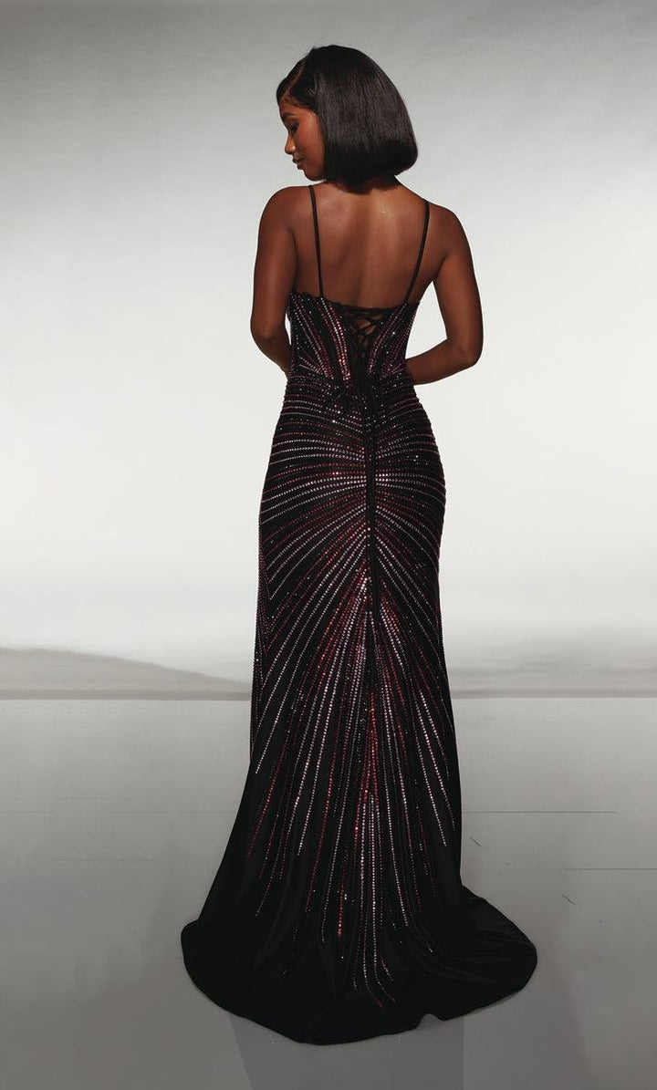 Alyce Paris 62117 — Black-Fuchsia