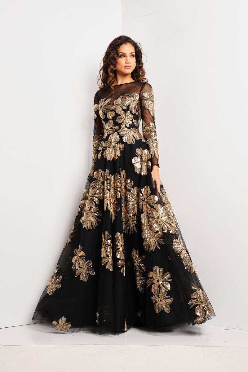 Jovani 36716 — Black/Gold