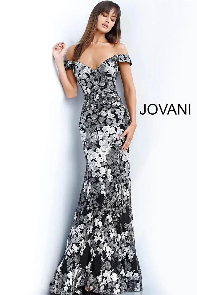 Jovani 61380 — Black/Grey