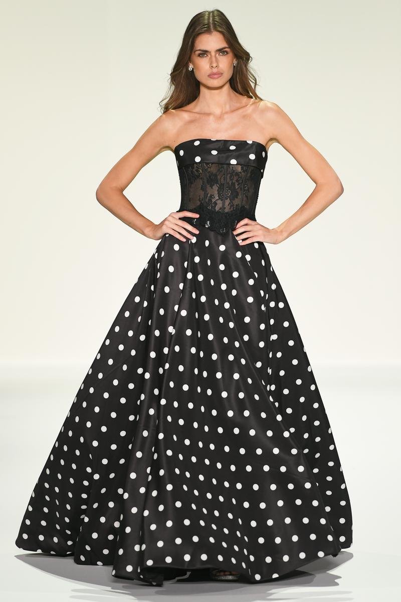 Sherri Hill 57988 Black Ivory Prom Dress