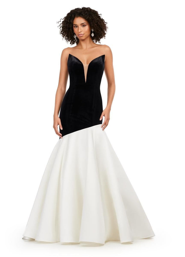 Ashley Lauren 11264 — Black/Ivory