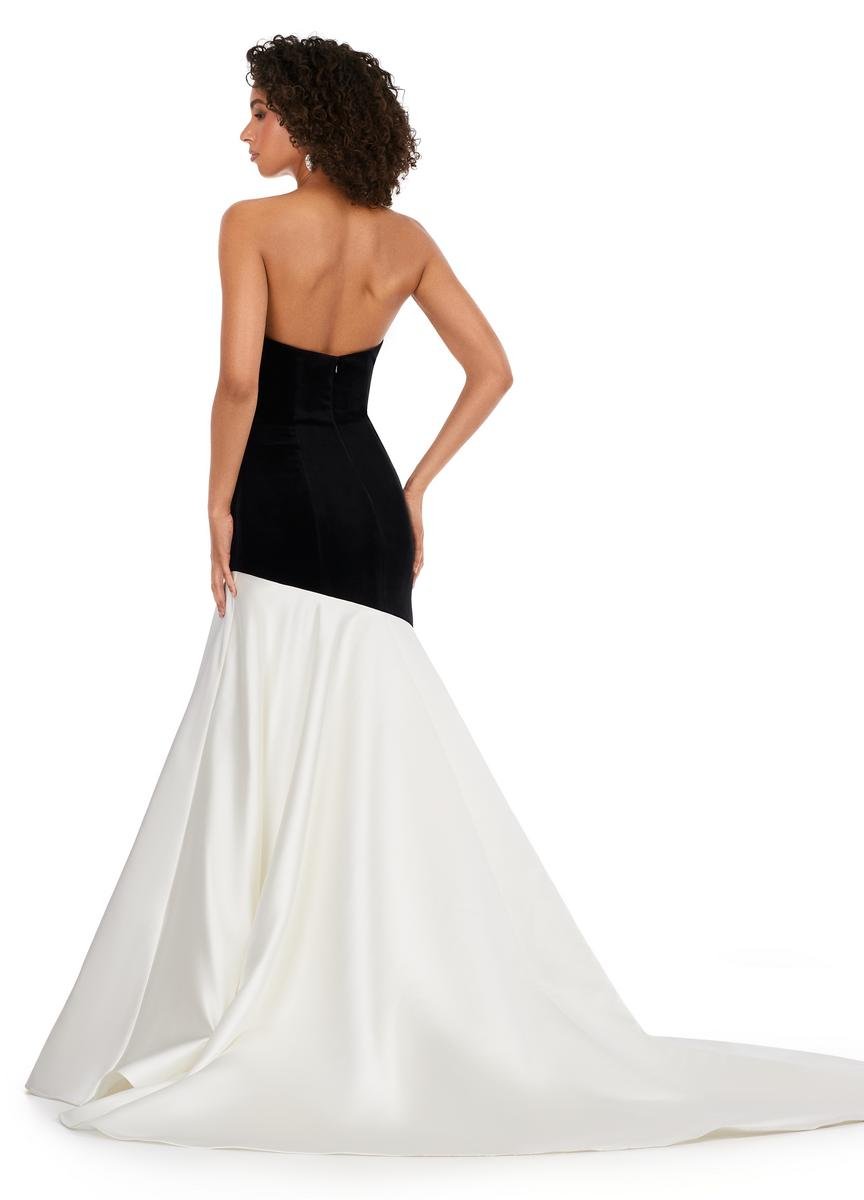 Ashley Lauren 11264 — Black/Ivory