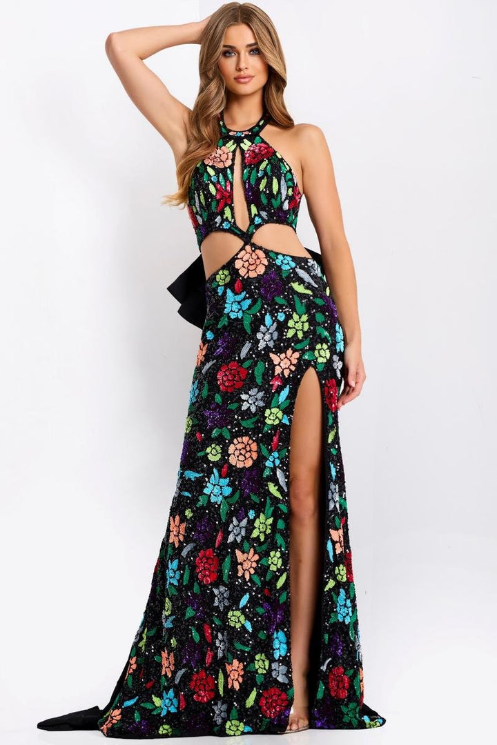Jovani 49251 — Black/Multi