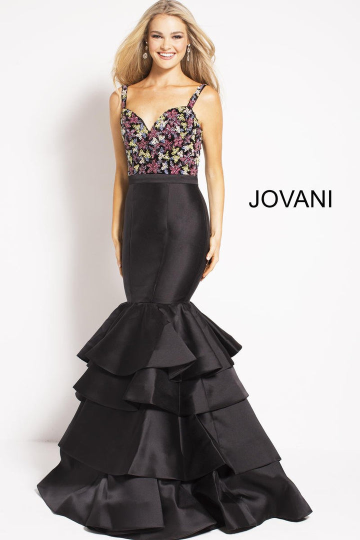 Jovani 48127 — Black/Multi