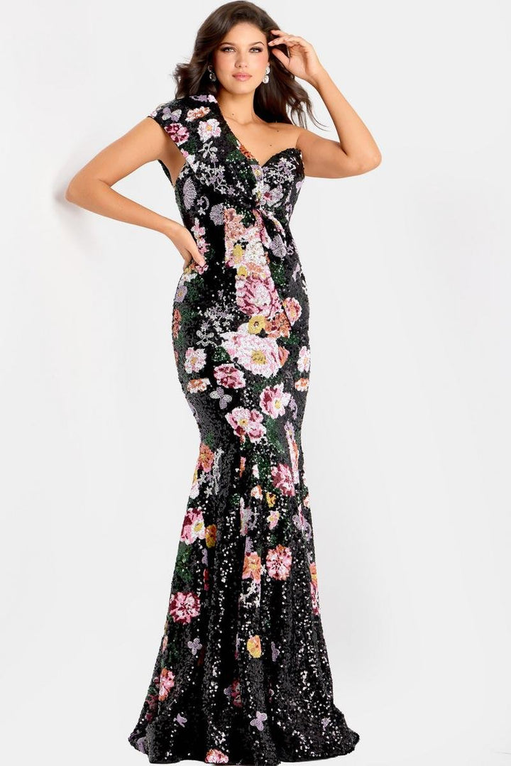 Jovani 48638 — Black/Multi
