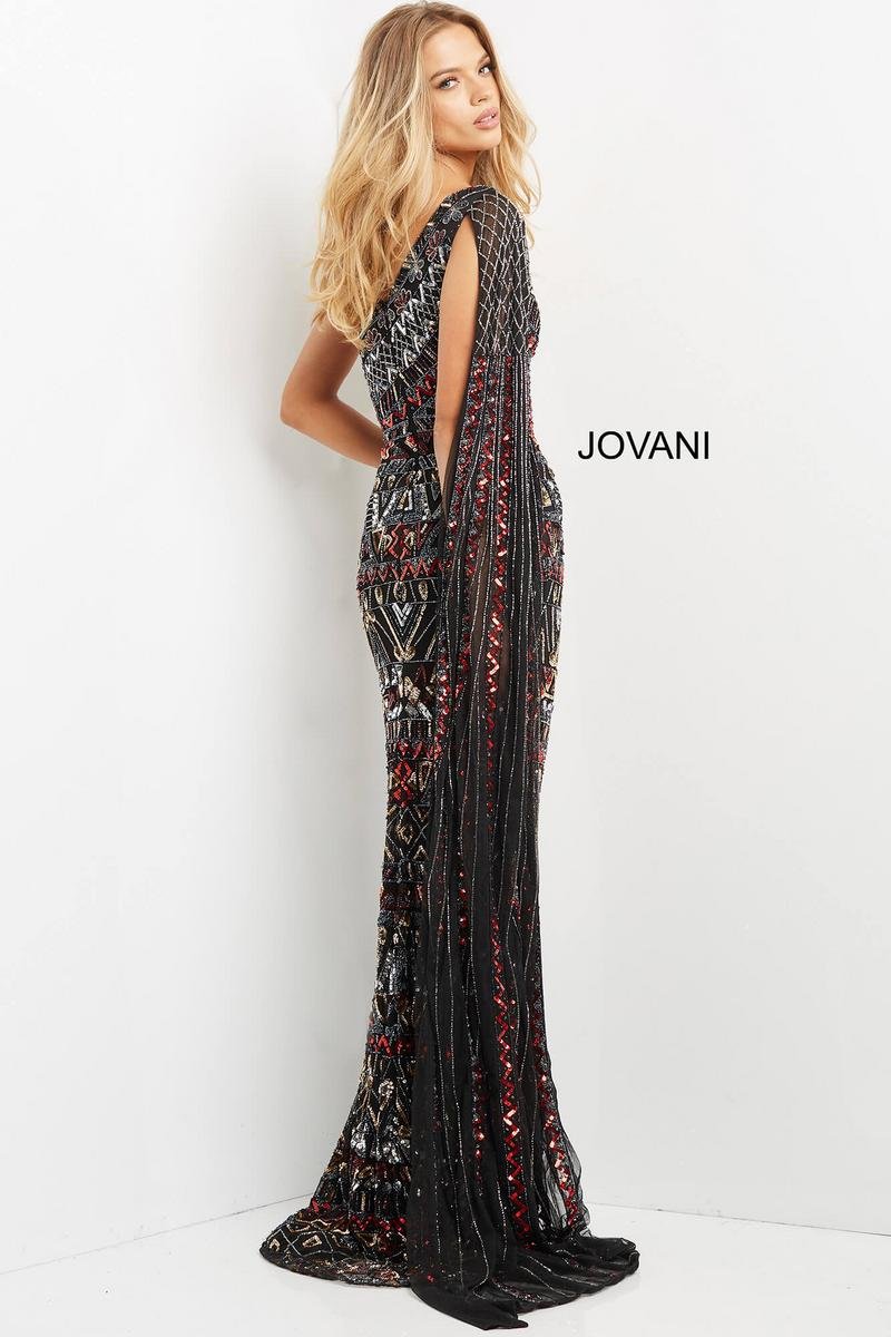 Jovani 08450 — Black/Multi