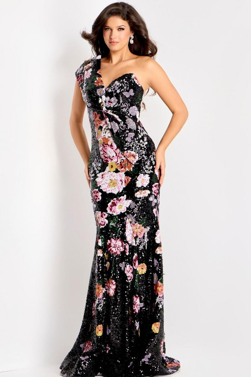 Jovani 48638 — Black/Multi