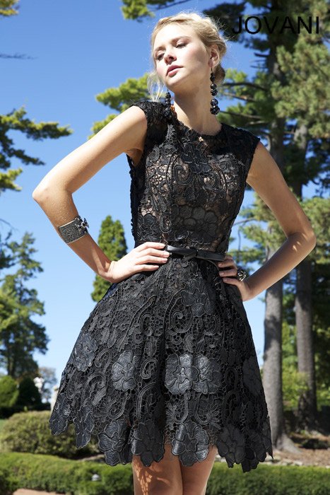 Jovani 88031 — Black/Nude