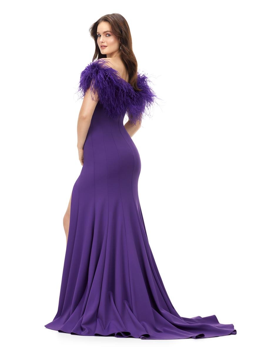 Ashley Lauren 11101 Black Orchid Prom Dress