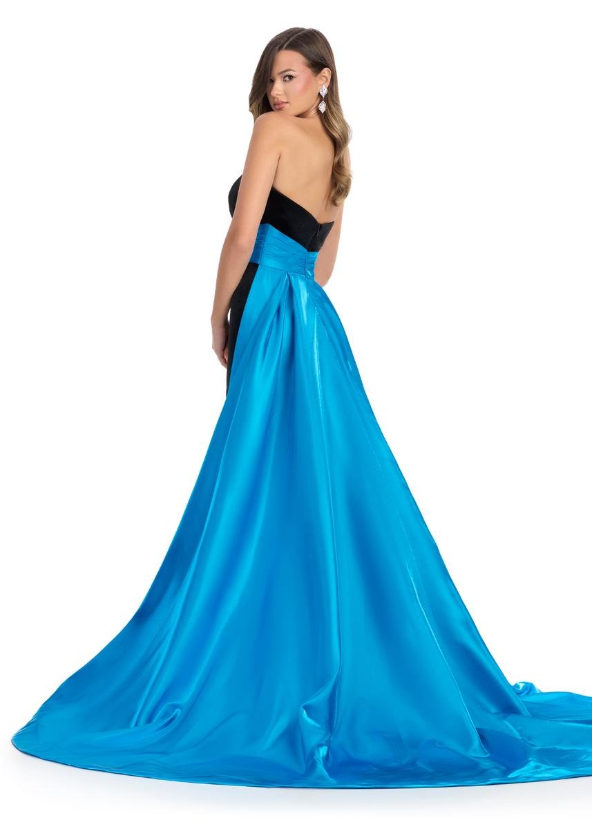 Ashley Lauren 11857 — Black/Peacock