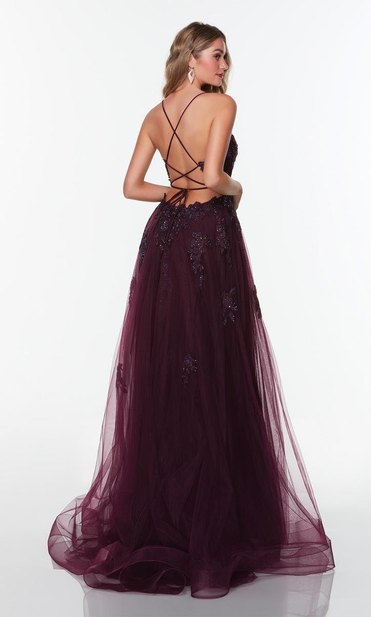 Alyce Paris 61263 — Black Plum