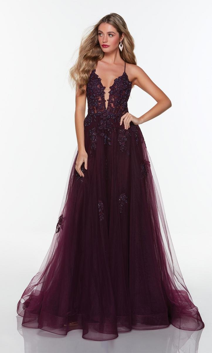 Alyce Paris 61263 — Black Plum