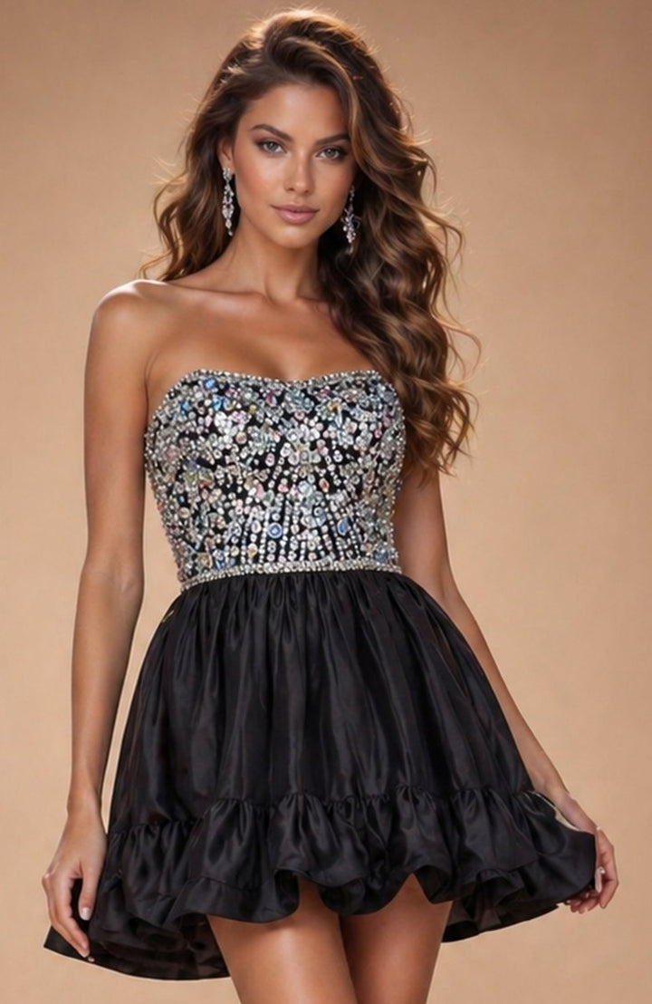 Jovani 52439 — Black/Silver