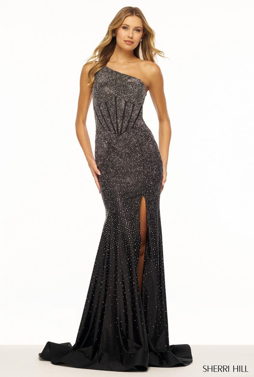 Sherri Hill 56181 - Black Silver
