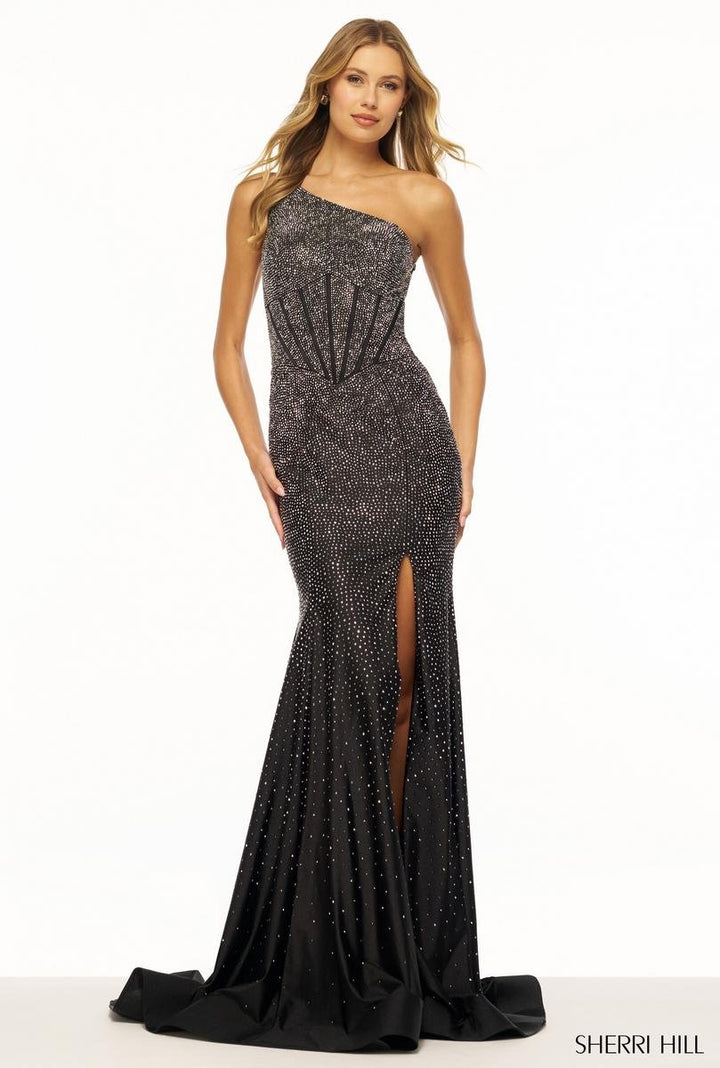 Sherri Hill 56181 - Black Silver
