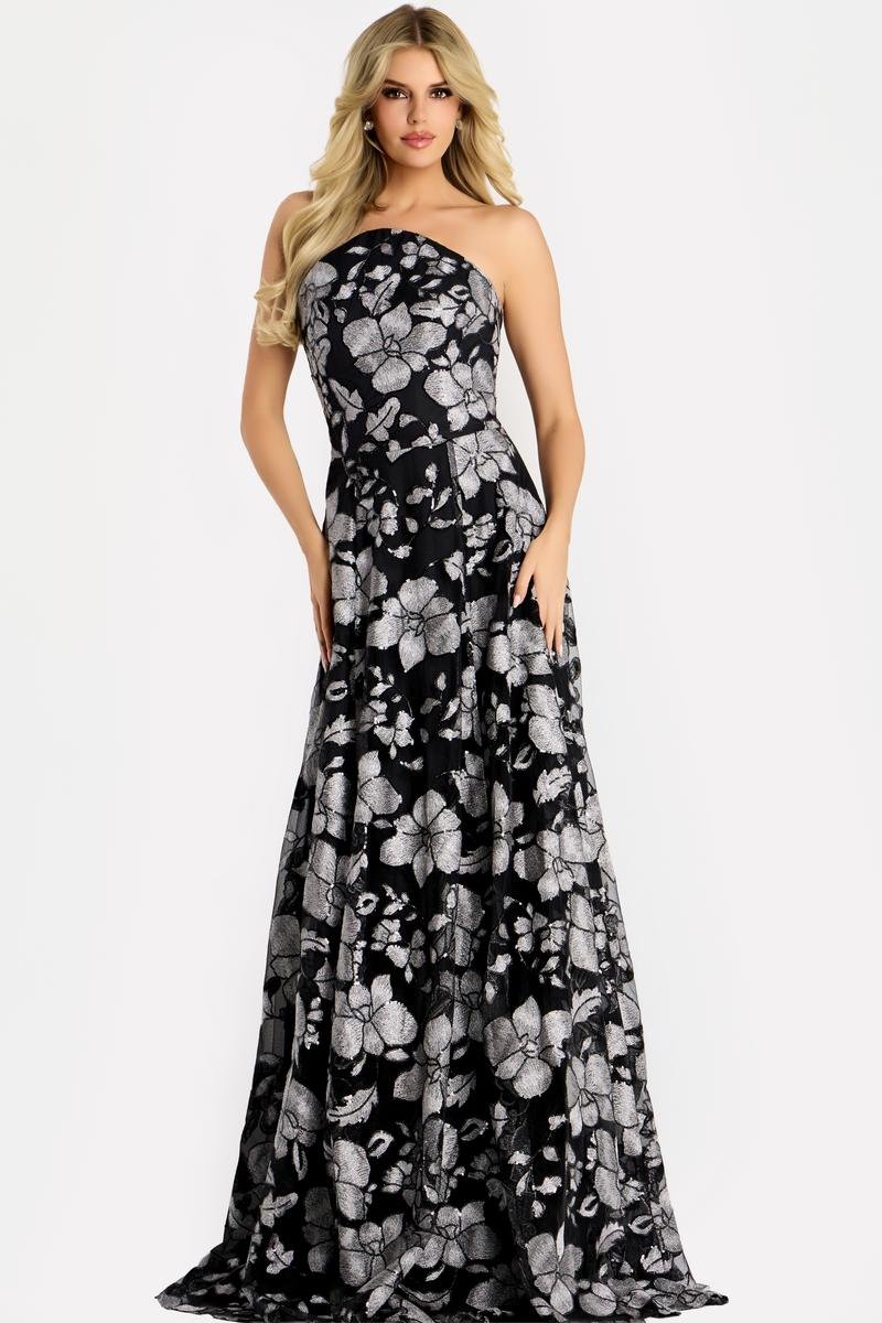 Jovani 48175 — Black/Silver