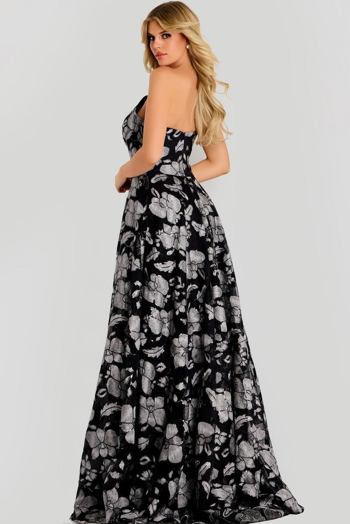 Jovani 48175 — Black/Silver