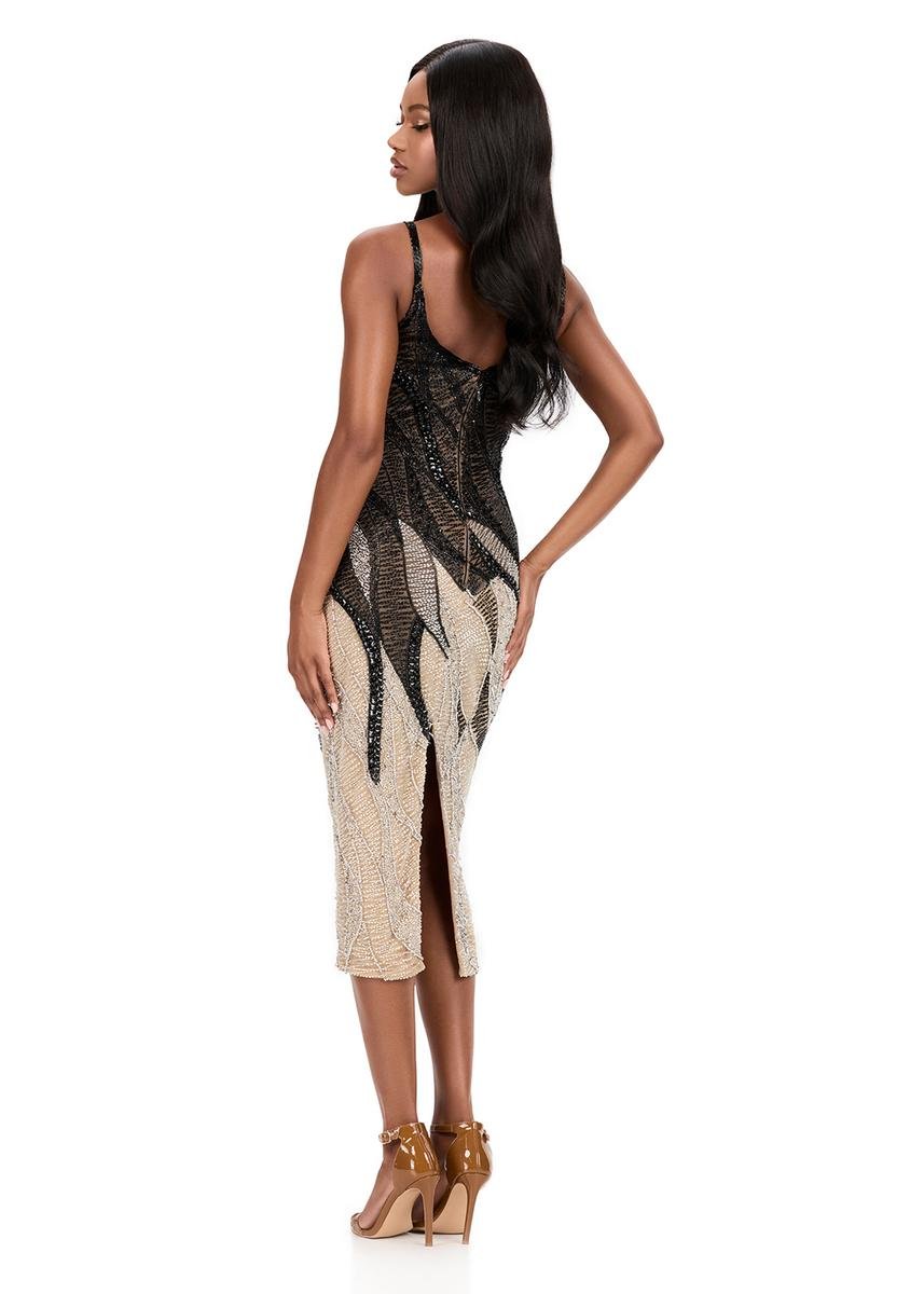 Ashley Lauren 12330 — Black/Silver