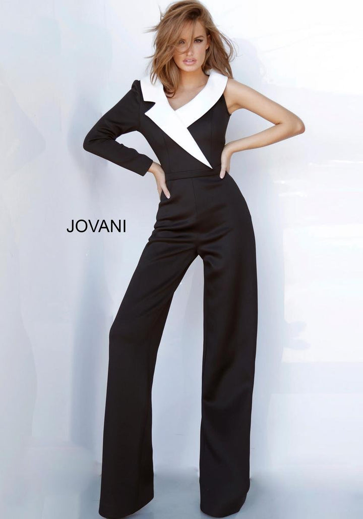 Jovani 3854 — Black/White