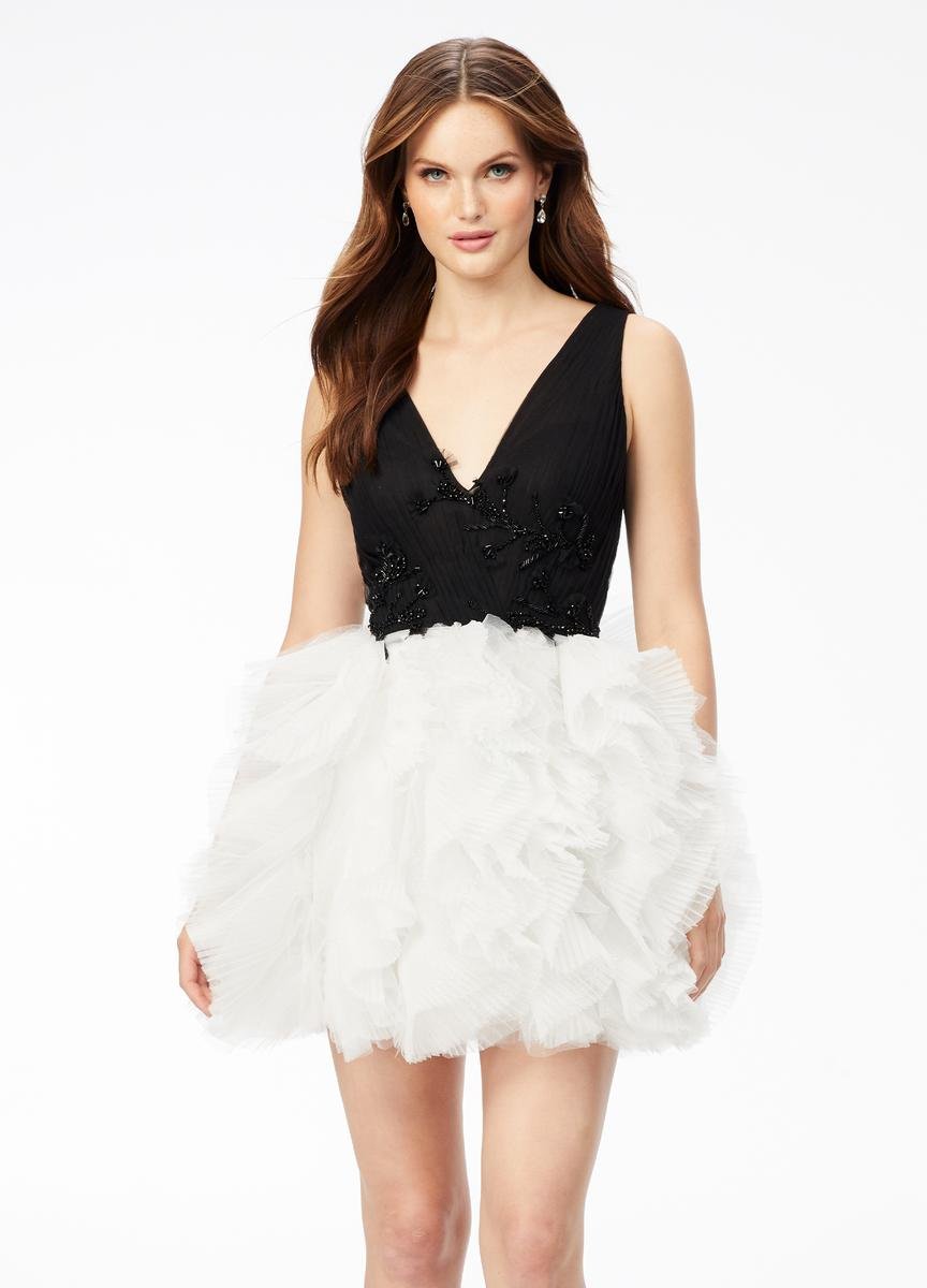 Ashley Lauren 4546 — Black/White