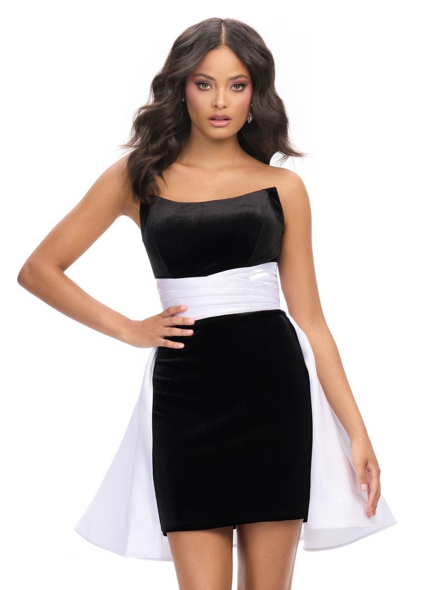 Ashley Lauren 4734 — Black/White