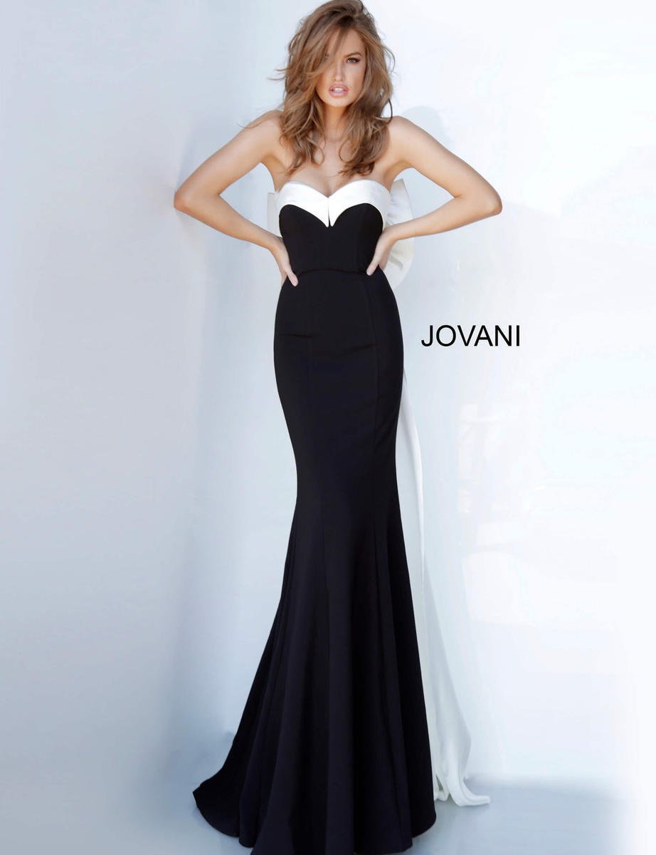 Jovani 12020 — Black/White