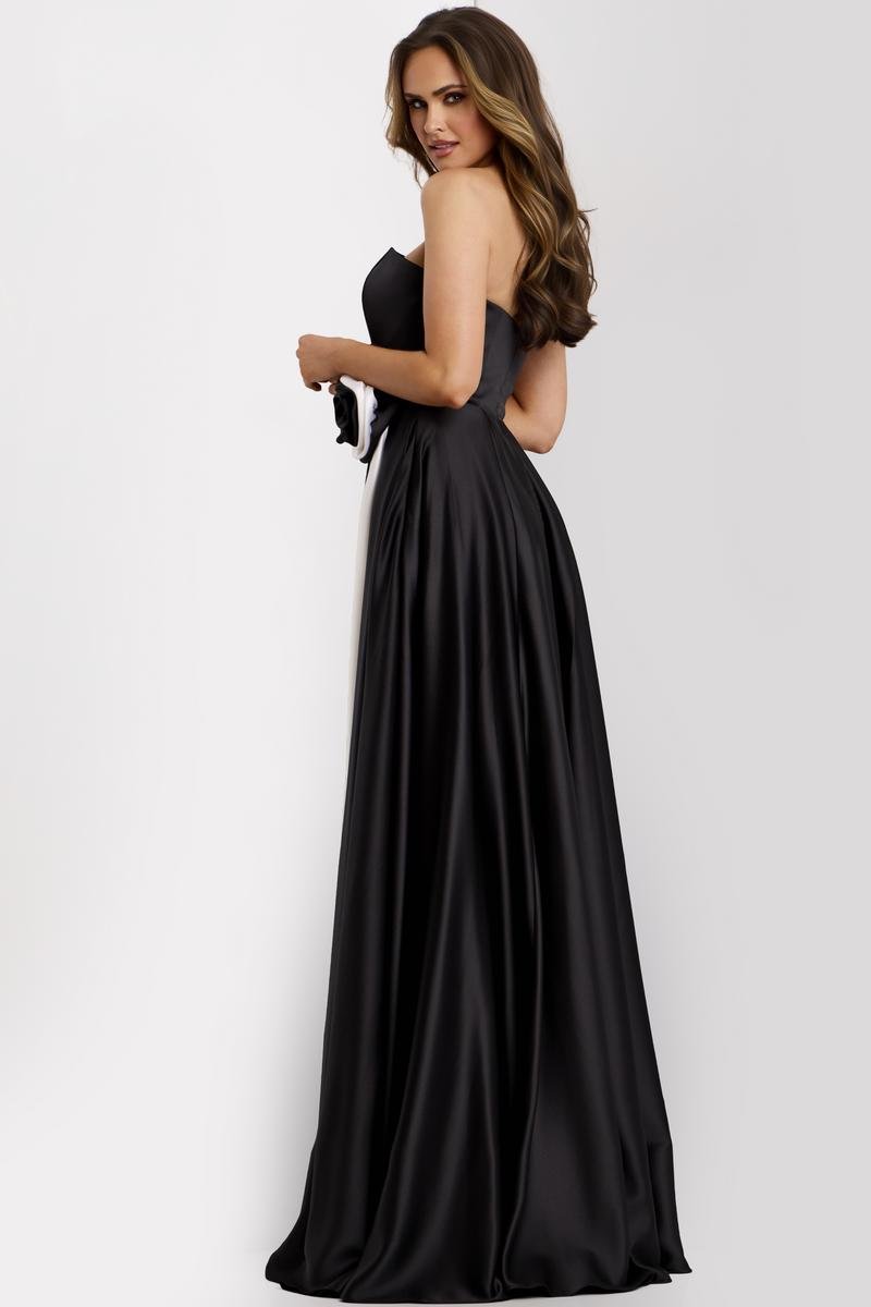 Jovani 45209 Black White Prom Dress