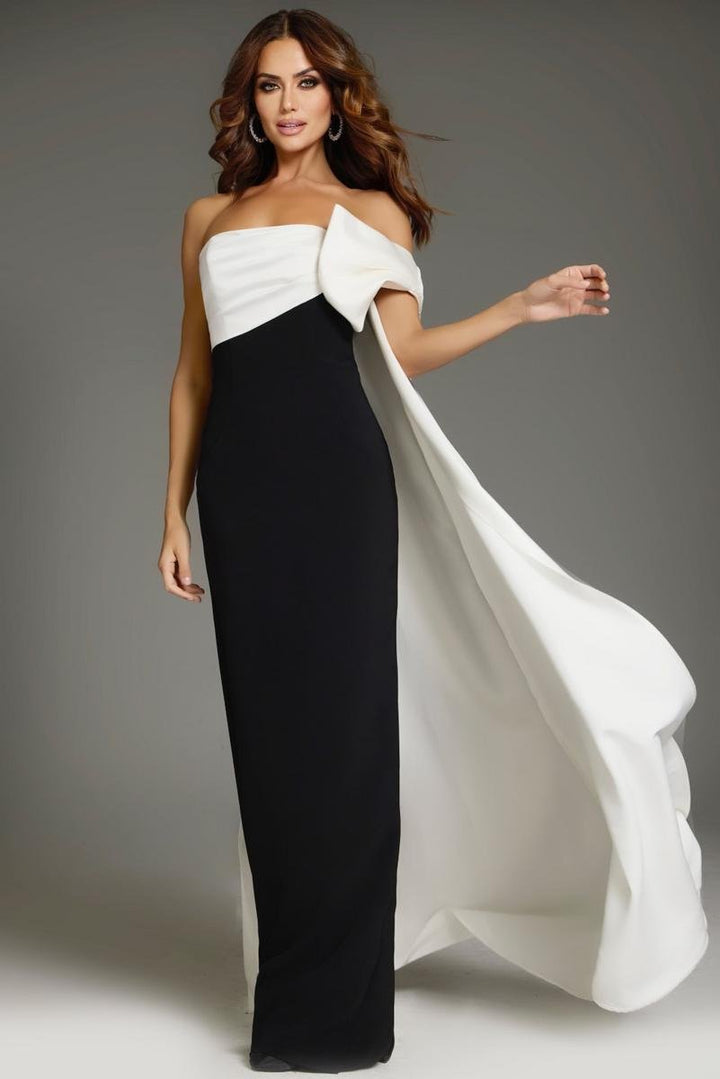 Jovani 38864 — Black/White