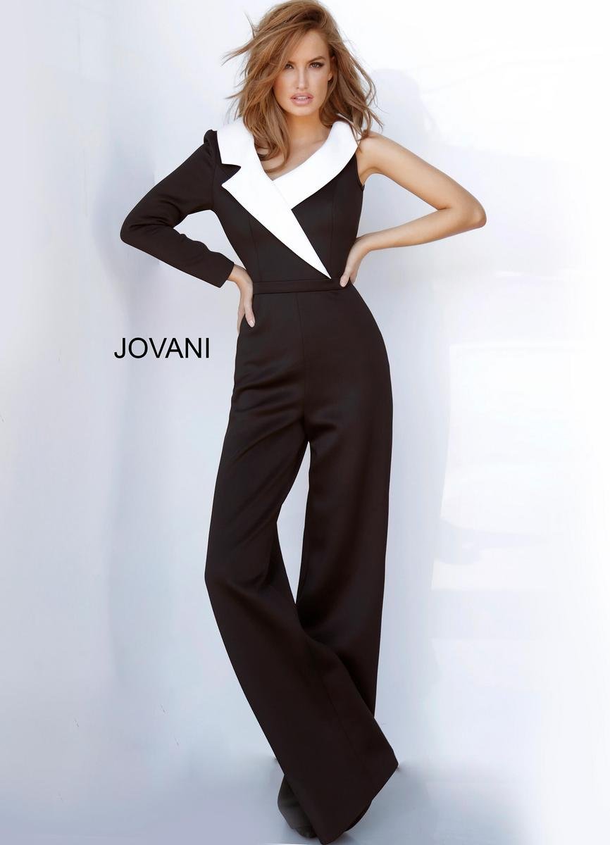 Jovani 3854 — Black/White
