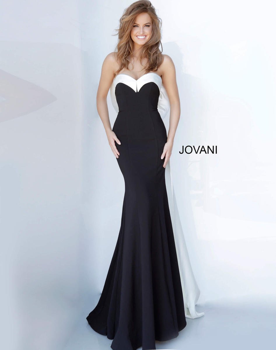 Jovani 12020 — Black/White