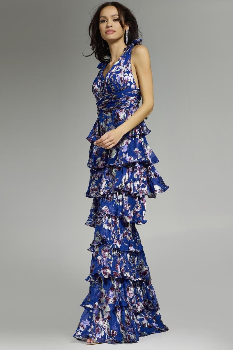 Jovani 42381 — Blue/Multi