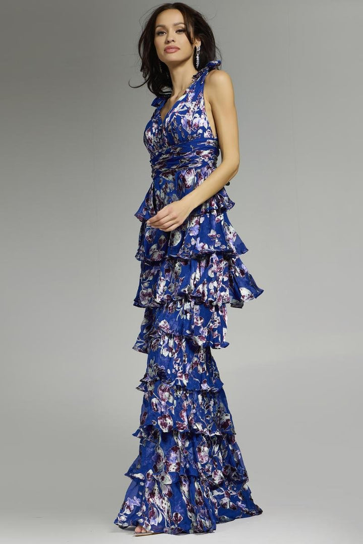 Jovani 42381 — Blue/Multi