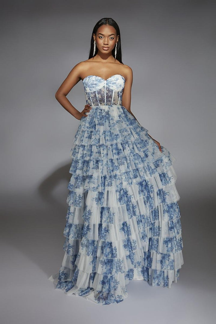 Alyce Paris 61763 — Blue/White