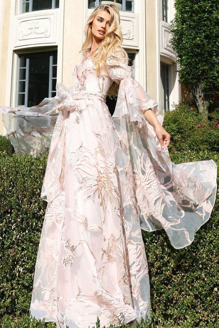 Jovani 46318 Blush Prom Dress