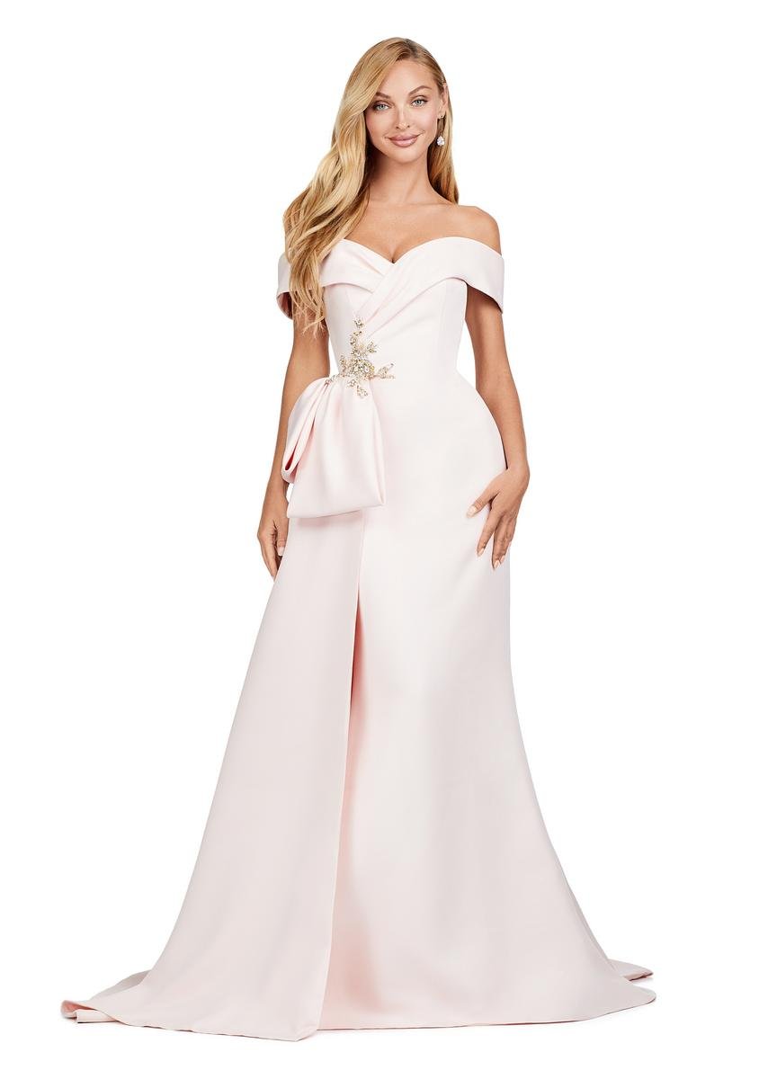 Ashley Lauren 11425 Blush Prom Dress