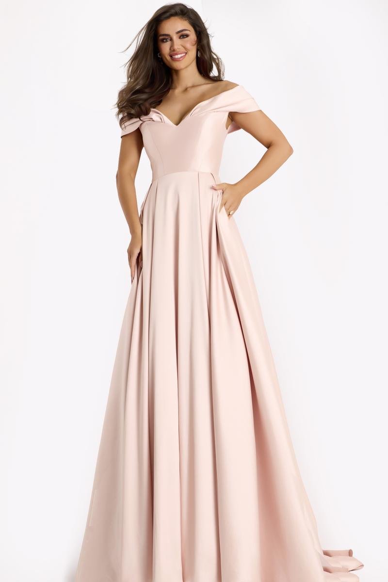 Jovani 43279 Blush Prom Dress