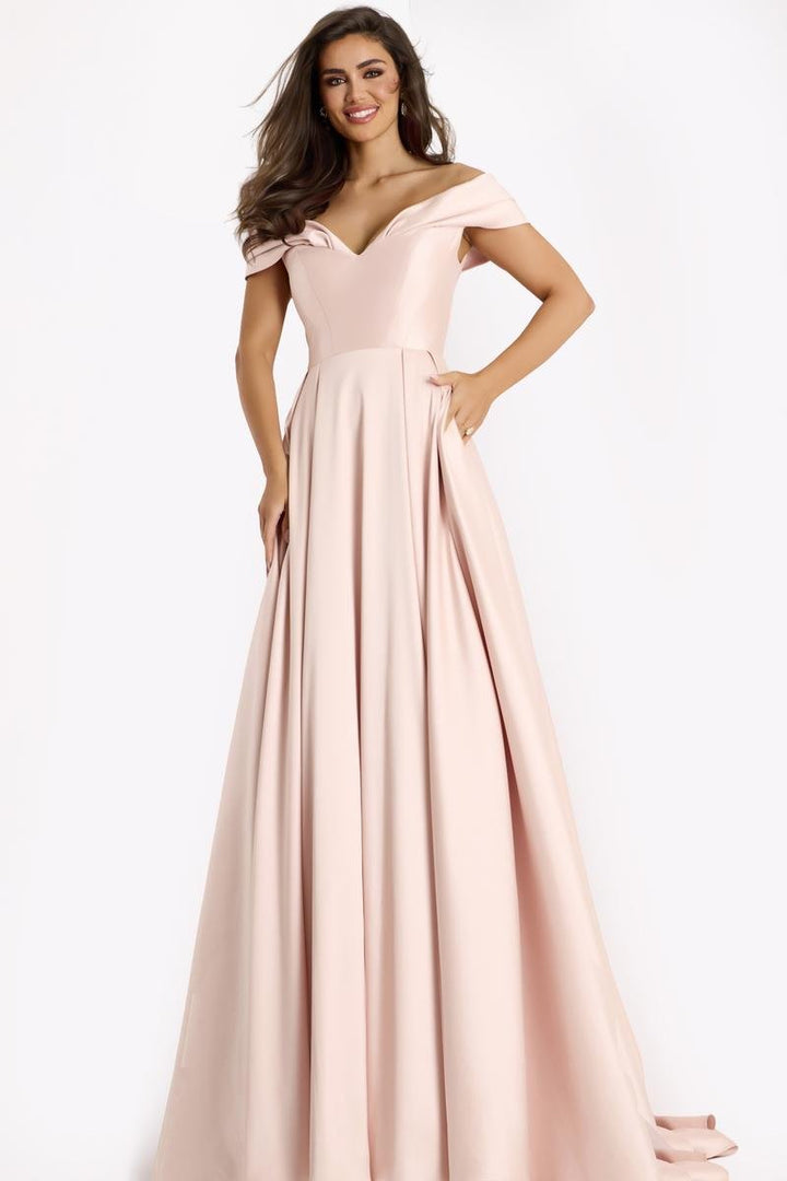 Jovani 43279 Blush Prom Dress