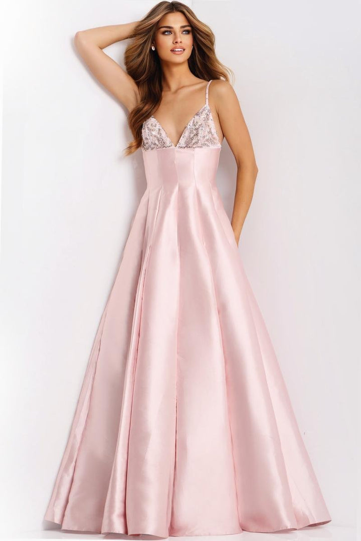 Jovani 48732 Blush Prom Dress