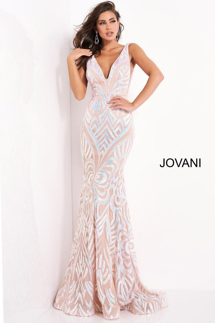 Jovani 02753 — Blush/Nude