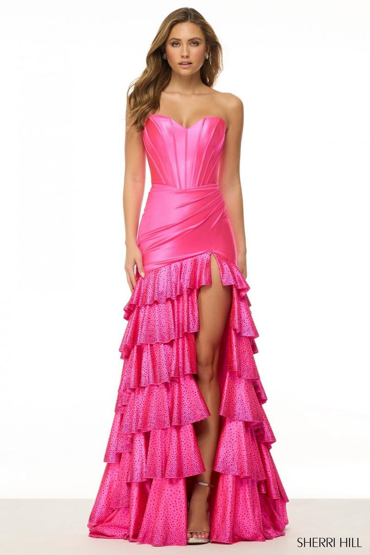 Sherri Hill 57031 — Bright Fuchsia