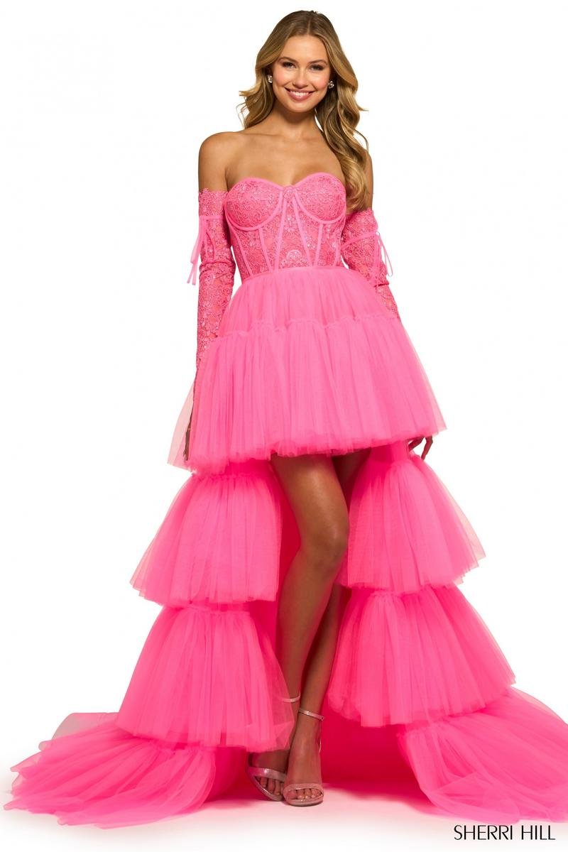 Sherri Hill 55453 — Bright Fuchsia